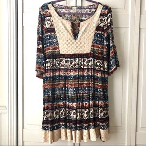 Paper Crane Cold Shoulder Dress Size S